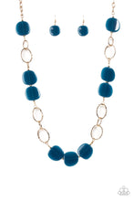 Load image into Gallery viewer, Posh Promenade - Blue Necklace Paparazzi Accessories