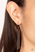 Load image into Gallery viewer, Top of the Food Chain - Black Gunmetal Necklace Paparazzi Accessories