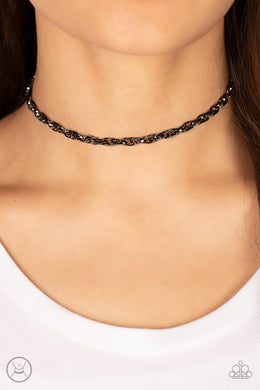 Urban Underdog - Black Necklace Paparazzi Accessories