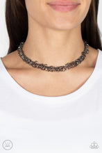 Load image into Gallery viewer, Cause a Commotion - Black Choker Necklace Paparazzi Accessories