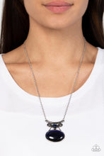 Load image into Gallery viewer, One DAYDREAM At A Time - Blue Cat&#39;s Eye Necklace Paparazzi Accessories