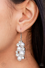 Load image into Gallery viewer, Fond of Baubles White Pearl Earrings Paparazzi Accessories