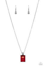 Load image into Gallery viewer, Understated Dazzle - Red Rhinestone Necklace Paparazzi Accessories