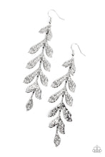 Load image into Gallery viewer, Lead From the FROND - Silver Earrings Paparazzi Accessories