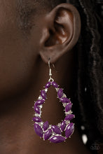 Load image into Gallery viewer, Tenacious Treasure - Purple Earrings Paparazzi Accessories