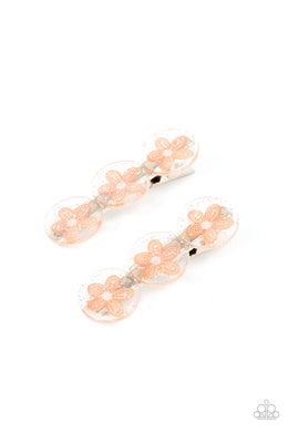 Pamper Me in Posies - Orange Hair Accessory Paparazzi Accessories