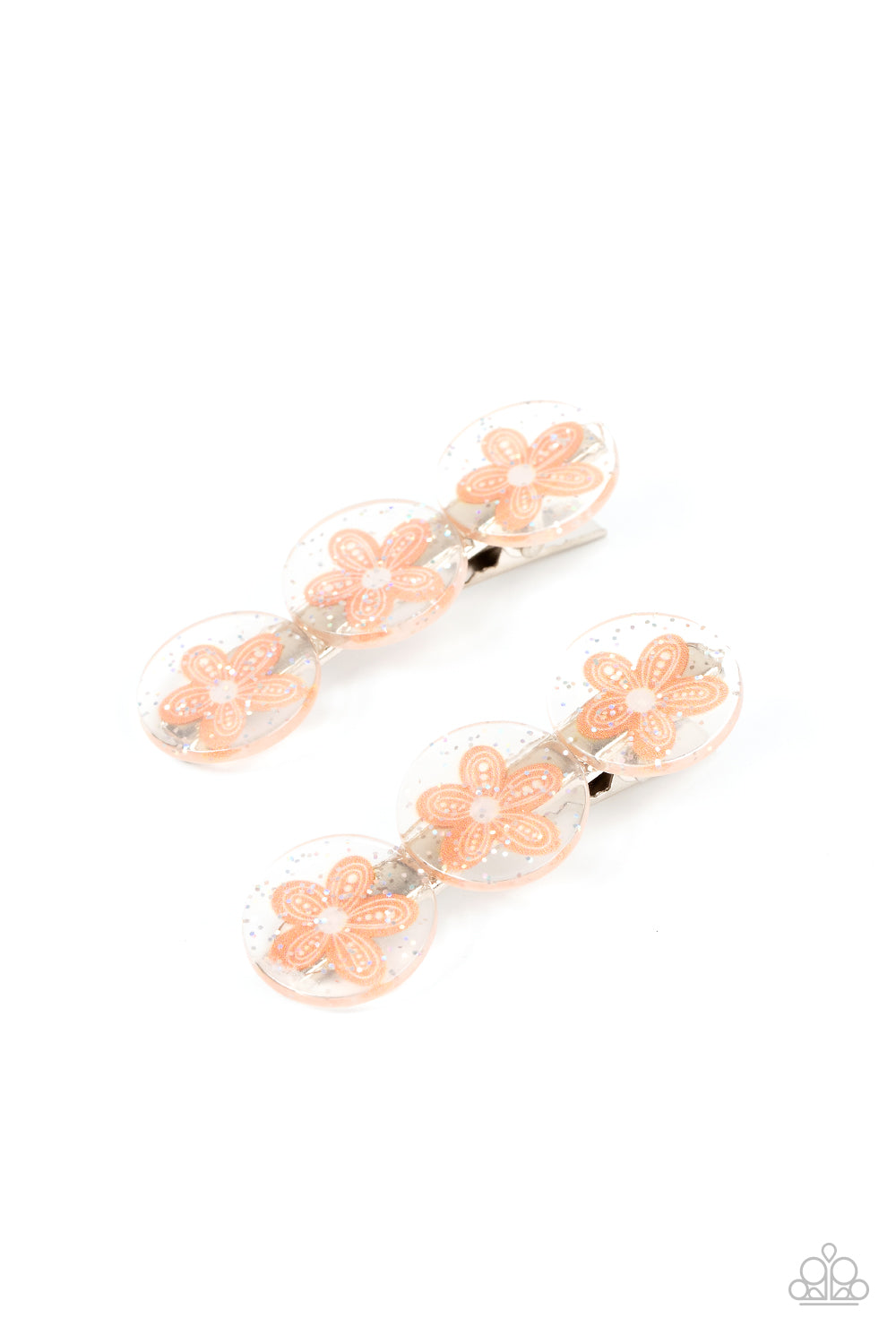 Pamper Me in Posies - Orange Hair Accessory Paparazzi Accessories