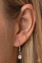 Load image into Gallery viewer, Blissfully Bubbly - White Rhinestone Necklace Paparazzi Accessories