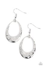 Load image into Gallery viewer, Classic Keepsake - White Rhinestone Earrings Paparazzi Accessories