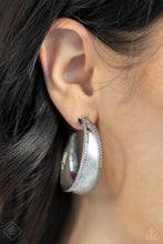 Load image into Gallery viewer, Dune Dynasty Silver Earring Paparazzi Accessories