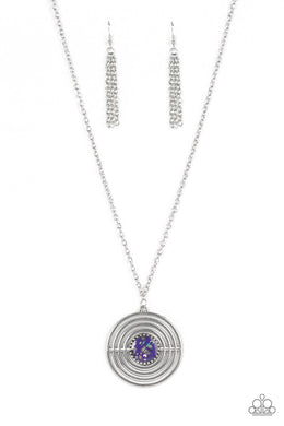 Targeted Tranquility - Purple Necklace Paparazzi Accessories