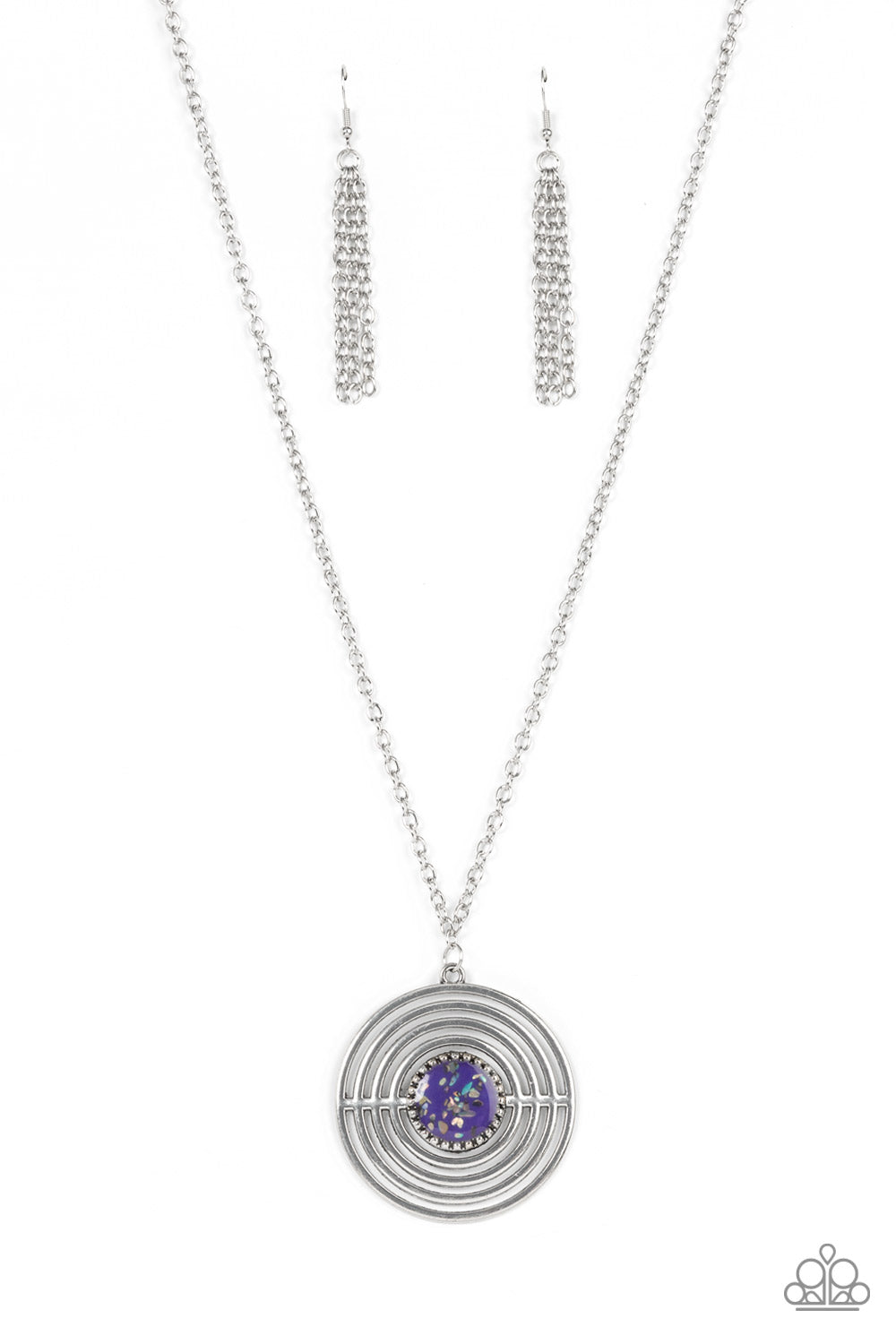 Targeted Tranquility - Purple Necklace Paparazzi Accessories
