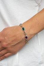 Load image into Gallery viewer, Timelessly Teary - Multi Rhinestone Bracelet Paparazzi Accessories