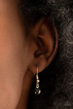 Load image into Gallery viewer, Cue the Mic Drop - Black Rhinestone Necklace Paparazzi Accessories