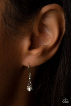 Load image into Gallery viewer, Celestial Cadence - Silver Rhinestone Necklace Paparazzi Accessories