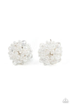 Load image into Gallery viewer, Bunches of Bubbly - White Pearl Seed Bead Earrings Paparazzi Accessories