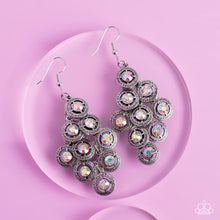 Load image into Gallery viewer, Constellation Cruise - Multi Iridescent Rhinestone Earrings Paparazzi Accessories