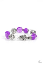 Load image into Gallery viewer, Pretty Persuasion - Purple Stretchy Bracelet Paparazzi Accessories