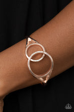 Load image into Gallery viewer, Scope of Expertise - Rose Gold Hinge Bracelet Paparazzi Accessories