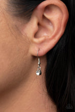 Load image into Gallery viewer, Head-Spinning Sparkle - Silver Rhinestone Necklace Paparazzi Accessories