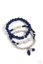 Load image into Gallery viewer, Redefined Romance - Blue Paparazzi Accessories