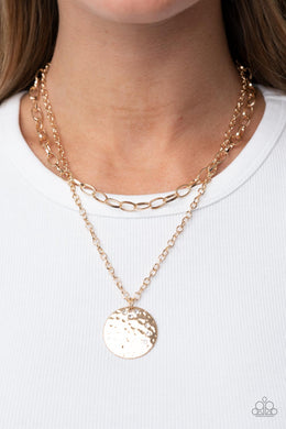 Highlight of My Life - Gold Necklace Paparazzi Accessories