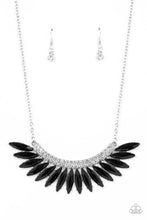 Load image into Gallery viewer, Flauntable Flamboyance - Black Necklace Paparazzi Accessories