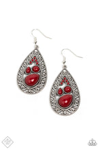 Load image into Gallery viewer, Nautical Daydream Red Earrings Paparazzi Accessories