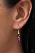 Load image into Gallery viewer, Sonata Swing - Pink Rhinestone Necklace Paparazzi Accessories