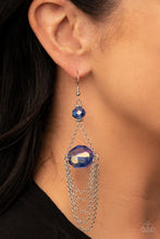 Load image into Gallery viewer, Ethereally Extravagant - Blue Oil Spill Earrings Paparazzi Accessories