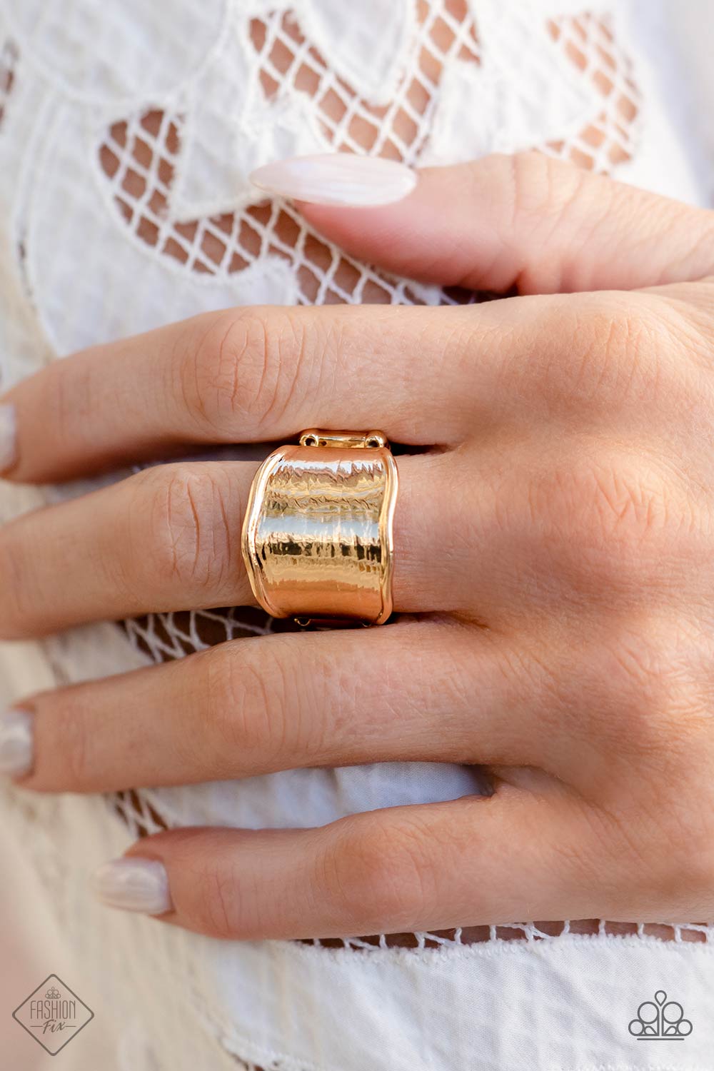 Too Little Too Slate Gold Ring Paparazzi Accessories
