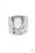 Load image into Gallery viewer, Optimistically Oracle - White Opal Ring Paparazzi Accessories