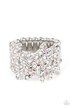 Load image into Gallery viewer, Sizzling Shimmer - Multi Iridescent Rhinestone Ring Paparazzi Accessories