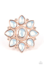 Load image into Gallery viewer, Enchanted Orchard - Rose Gold Opal Ring Paparazzi Accessories