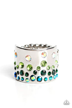 Load image into Gallery viewer, Sizzling Sultry - Green Rhinestone Ring Paparazzi Accessories