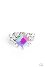 Load image into Gallery viewer, Mind-Blowing Brilliance - Purple Iridescent Ring Paparazzi Accessories