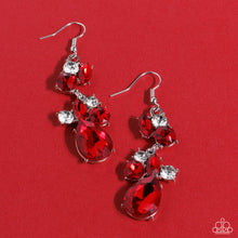 Load image into Gallery viewer, Rhinestone Reveler - Red Paparazzi Accessories