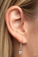 Load image into Gallery viewer, Extravagant Extravaganza - Silver Rhinestone Necklace Paparazzi Accessories