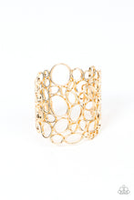 Load image into Gallery viewer, All Turned Around - Gold Cuff Bracelet Paparazzi Accessories