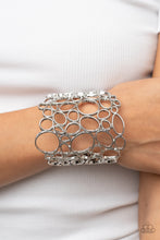 Load image into Gallery viewer, All Turned Around - Silver Cuff Bracelet Paparazzi Accessories