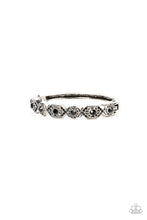 Load image into Gallery viewer, Eye-Opening Opulence - Black Rhinestone Hinge Bracelet Paparazzi Accessories