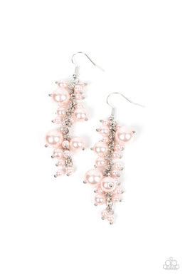 The Rumors are True - Pink Pearl Earrings Paparazzi Accessories