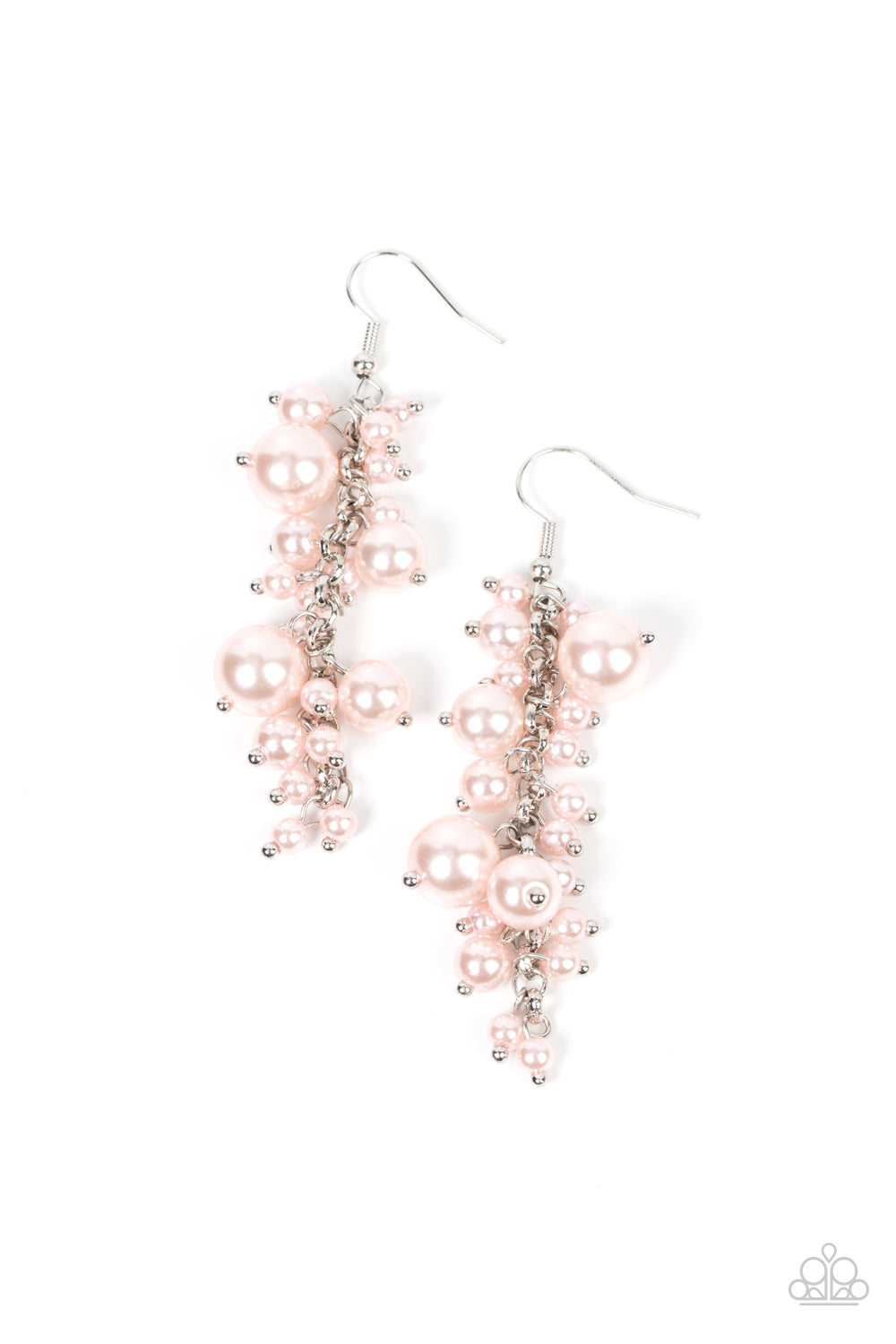 The Rumors are True - Pink Pearl Earrings Paparazzi Accessories