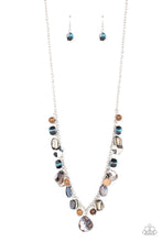 Load image into Gallery viewer, Caribbean Charisma - Blue Stone Necklace Paparazzi Accessories
