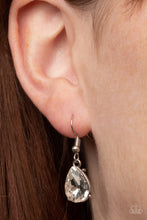 Load image into Gallery viewer, Come at Me - White Rhinestone Necklace Paparazzi Accessories