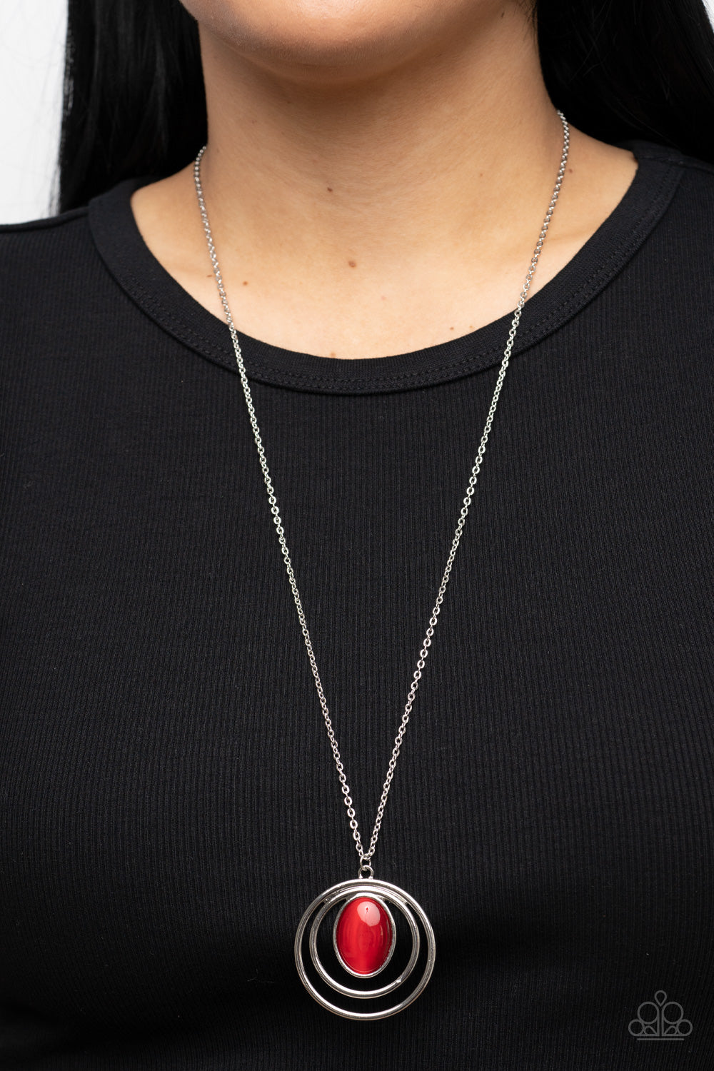 Epicenter of Elegance - Red Paparazzi Accessories