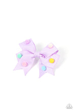 Load image into Gallery viewer, Pom Poms Promenade - Purple Hair Accessory Paparazzi Accessories