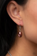 Load image into Gallery viewer, Social Soiree - Brown Pearl Necklace Paparazzi Accessories