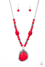 Load image into Gallery viewer, Southwest Paradise - Red Stone Necklace Paparazzi Accessories