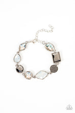 Load image into Gallery viewer, Jewelry Box Bauble - Silver Rhinestone Bracelet Paparazzi Accessories